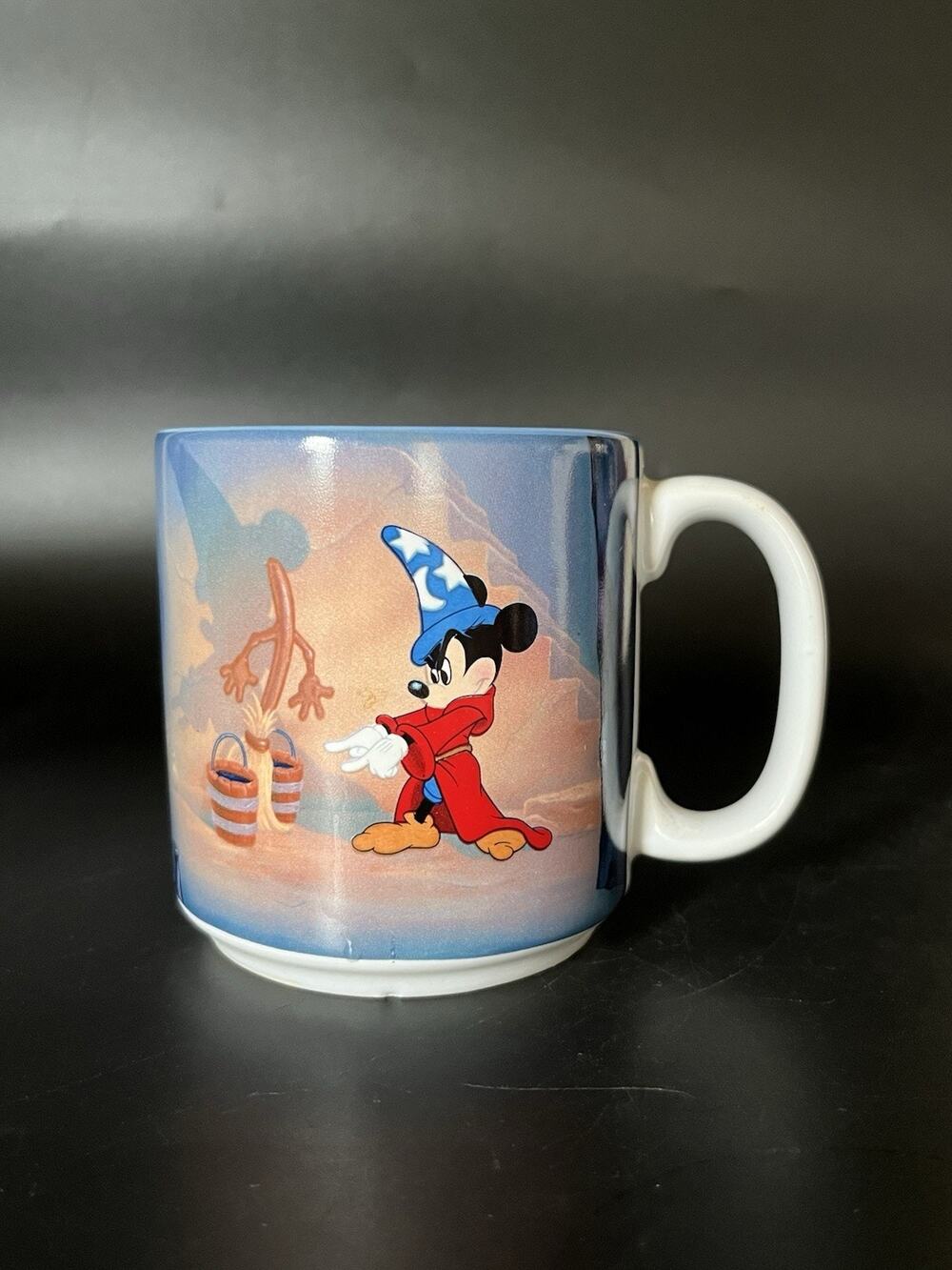 Disney Fantasia Sorcerer's Apprentice Ceramic Mug 3.75 inches Tall Mickey Mouse
